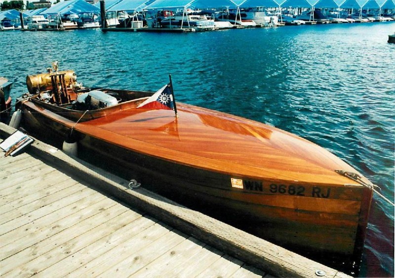 Commander McBragg Wooden Boat for Sale